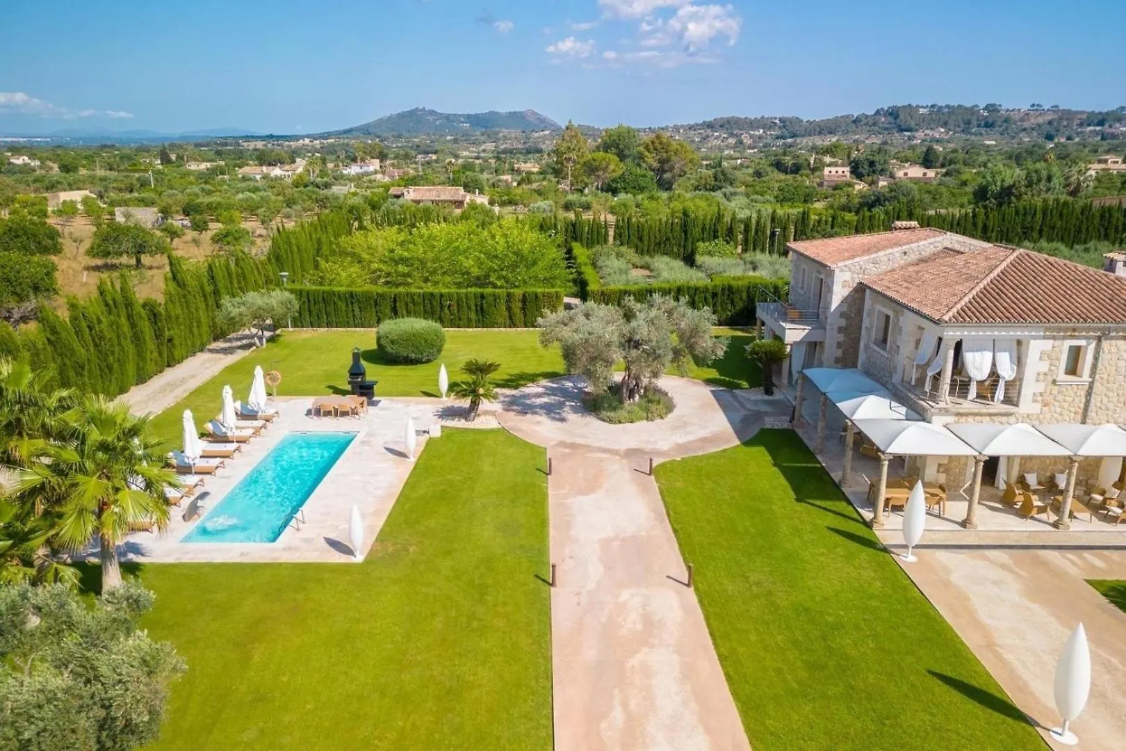 Luxurioeses Landhaus Mit Whirlpool Im Freien Und Pool, Ideal Fuer Veranstaltungen Selva  Selva (Mallorca)